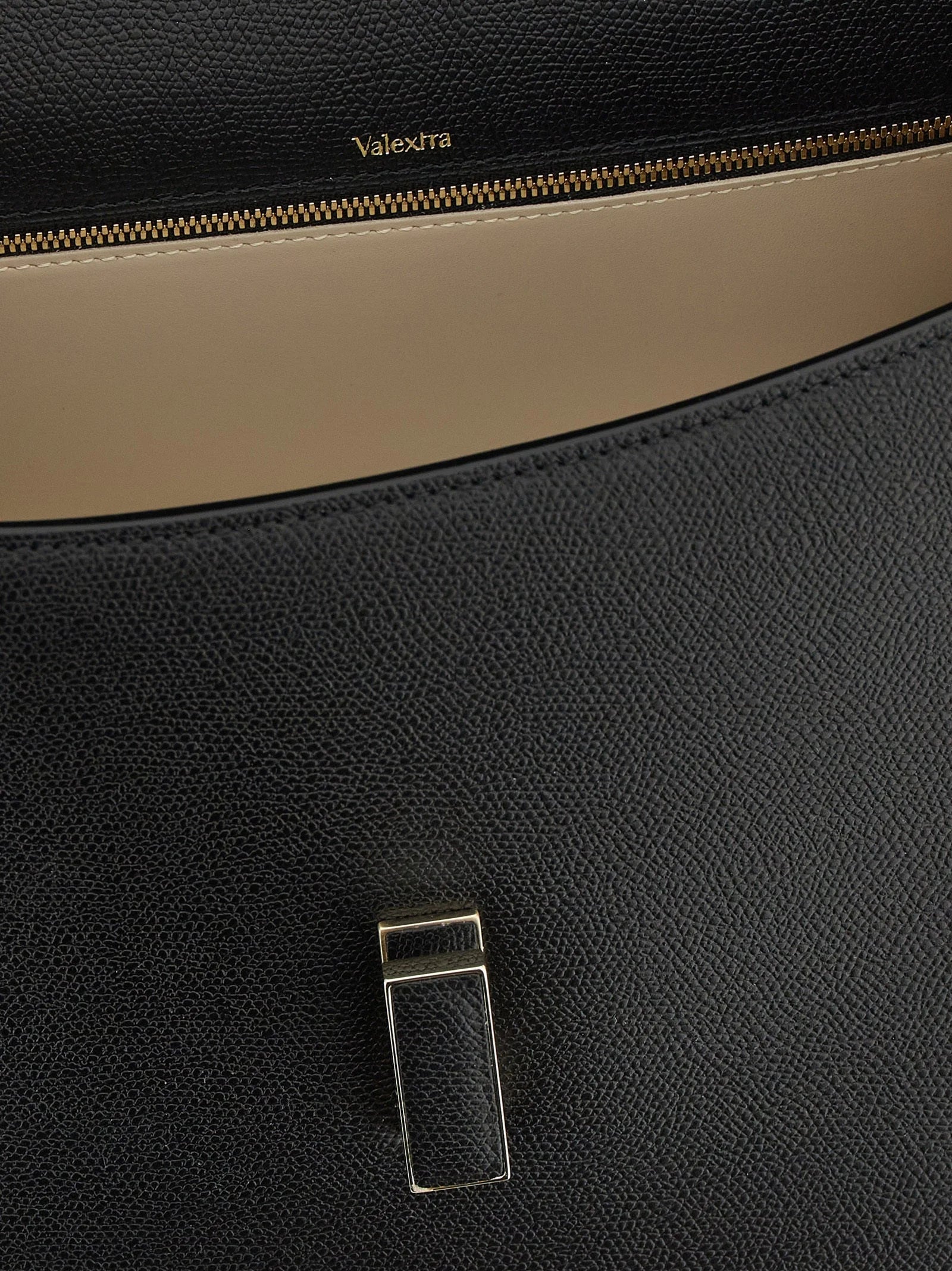 Valextra Black Calfskin Handbag