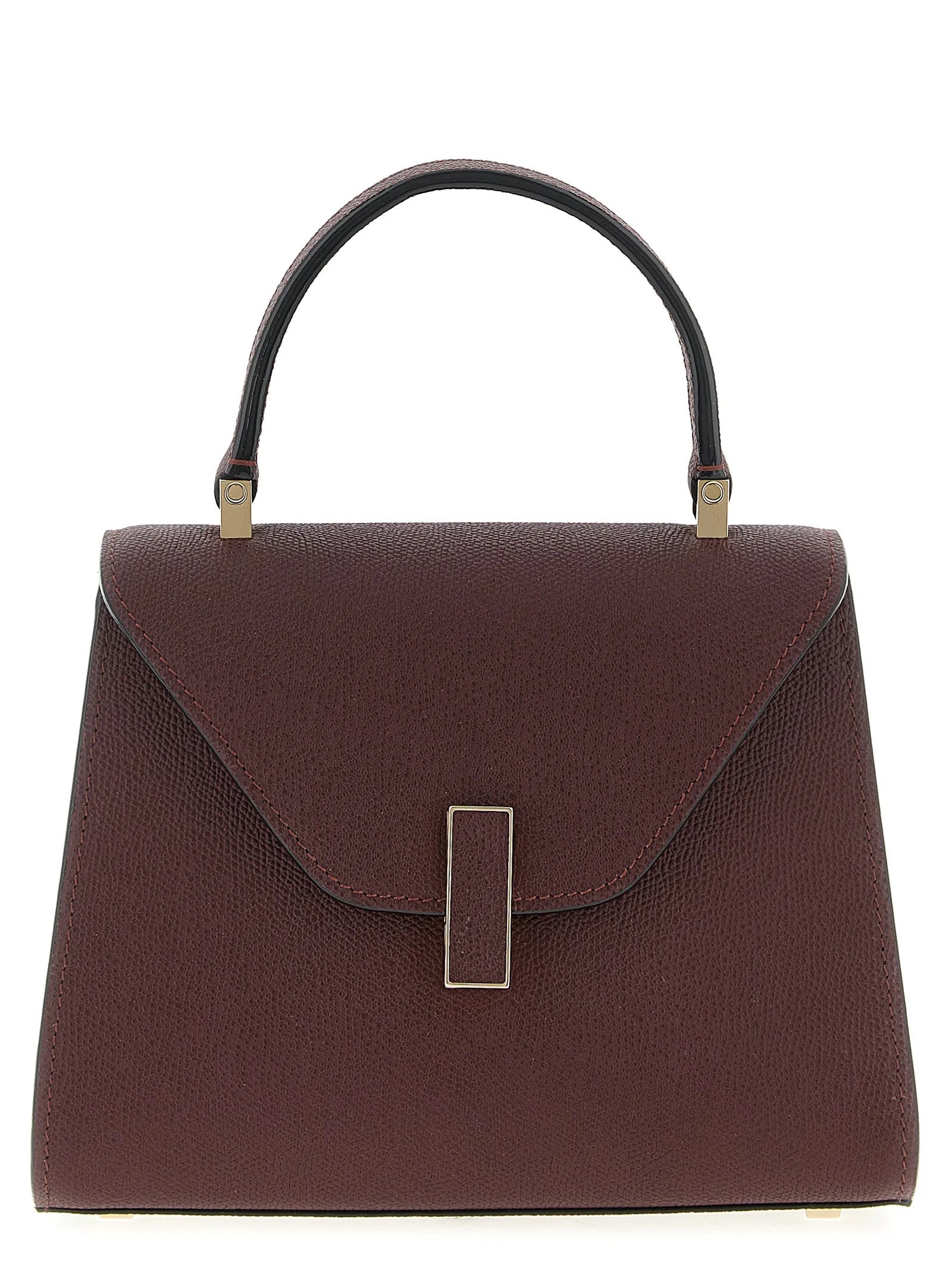 Valextra Bordeaux Calfskin Handbag
