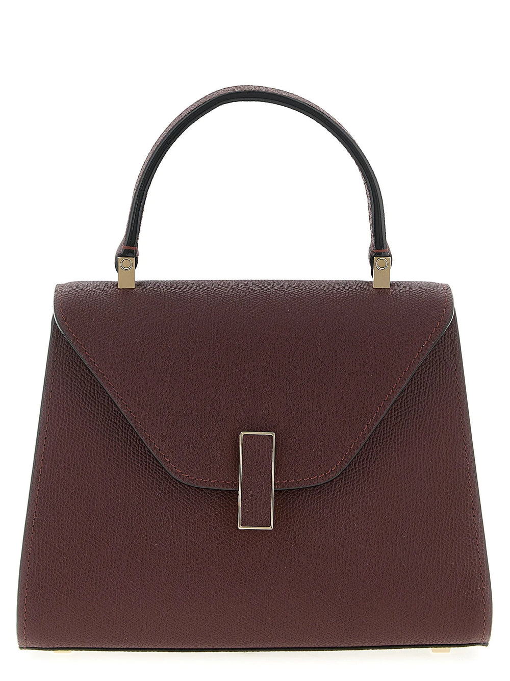 Valextra Bordeaux Calfskin Handbag
