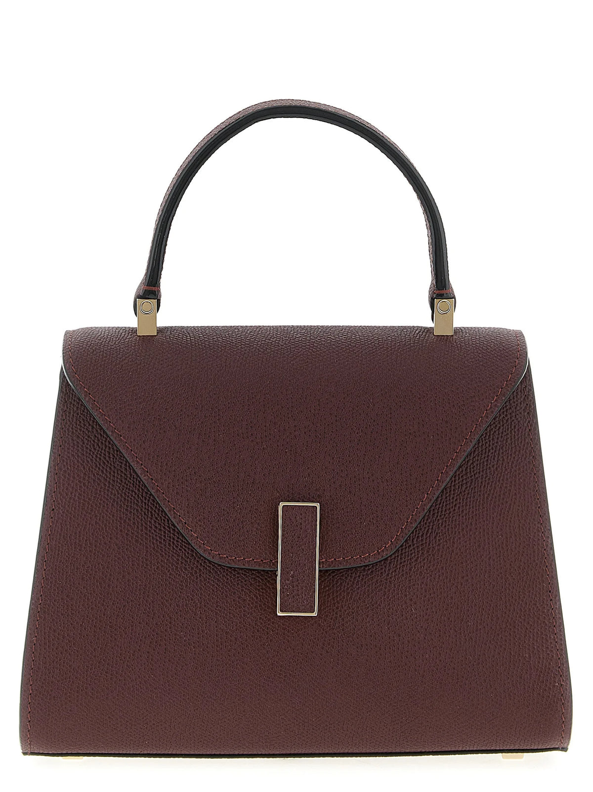 Valextra Bordeaux Calfskin Handbag