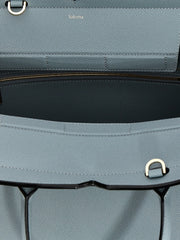 Valextra Gray Calfskin Handbag