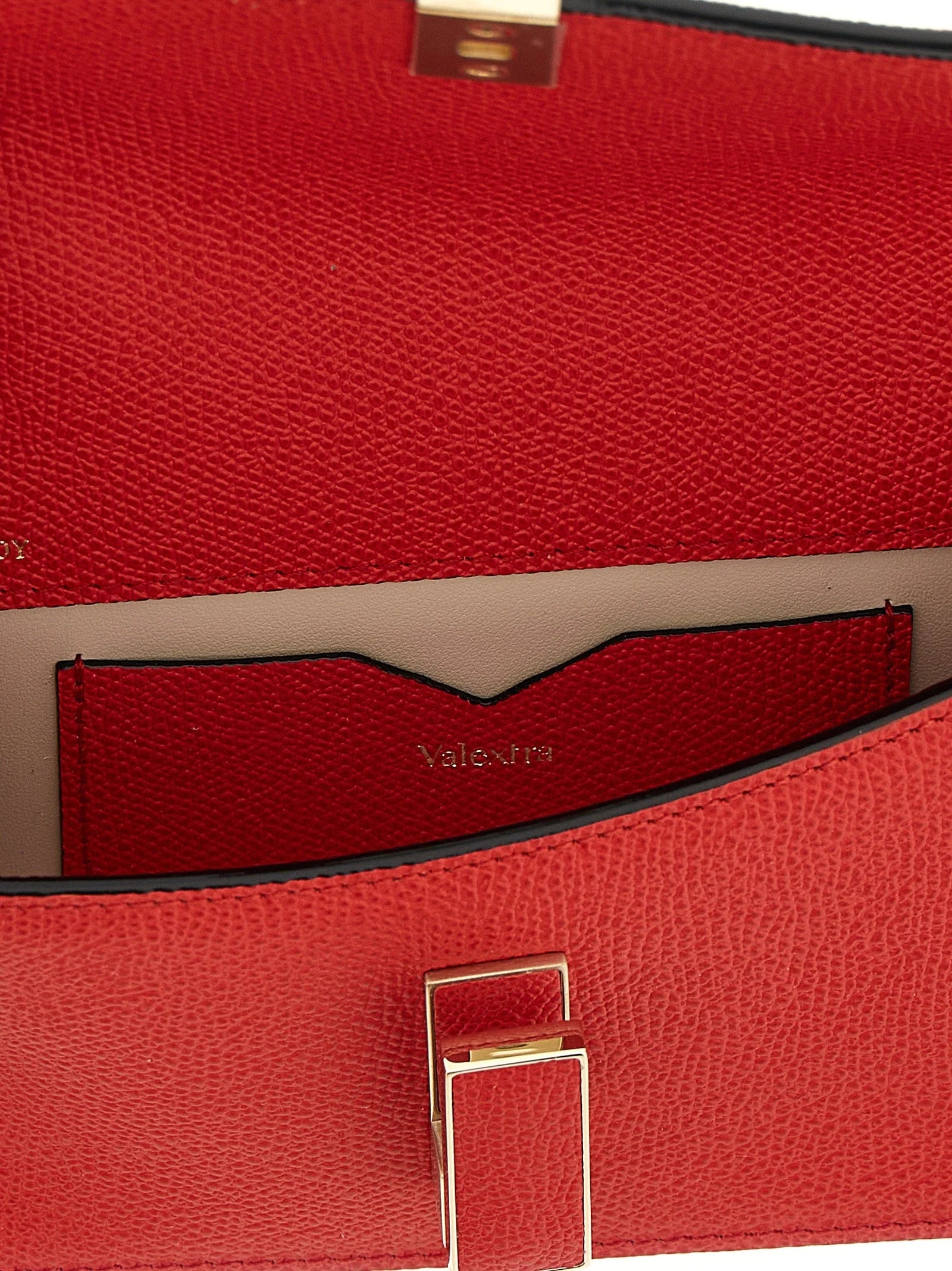 Valextra Multicolor Calfskin Clutch Bag