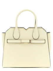 Valextra White Calfskin Handbag