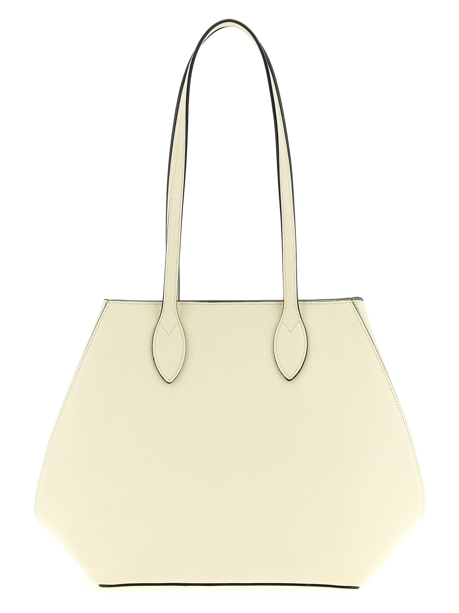 Valextra White Calfskin Tote Bag