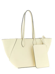 Valextra White Calfskin Tote Bag