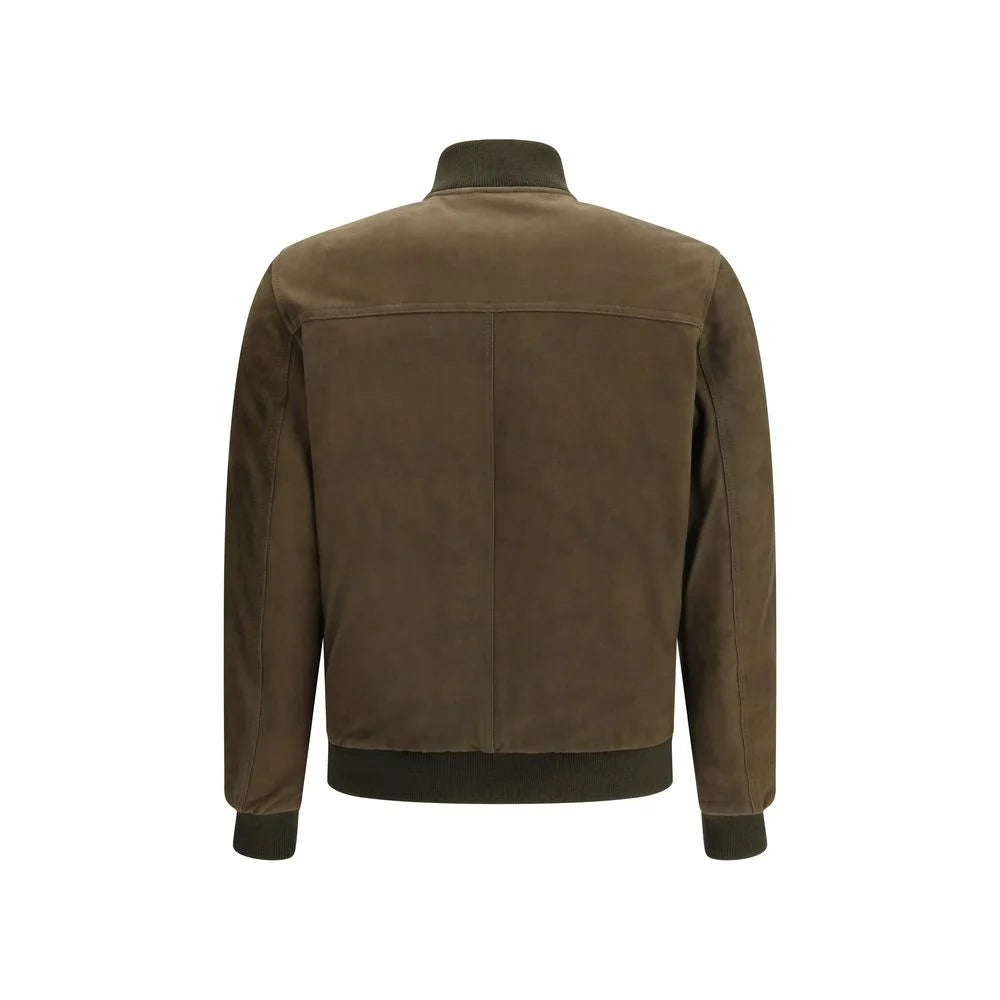 Valstar Brown Calf Leather Bos Taurus Bomber - IT48 | M