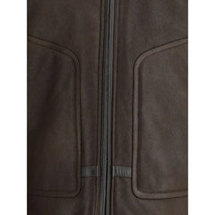 Valstar Coburn aviator Jacket in waxed suede shearling - Bomber Jackets