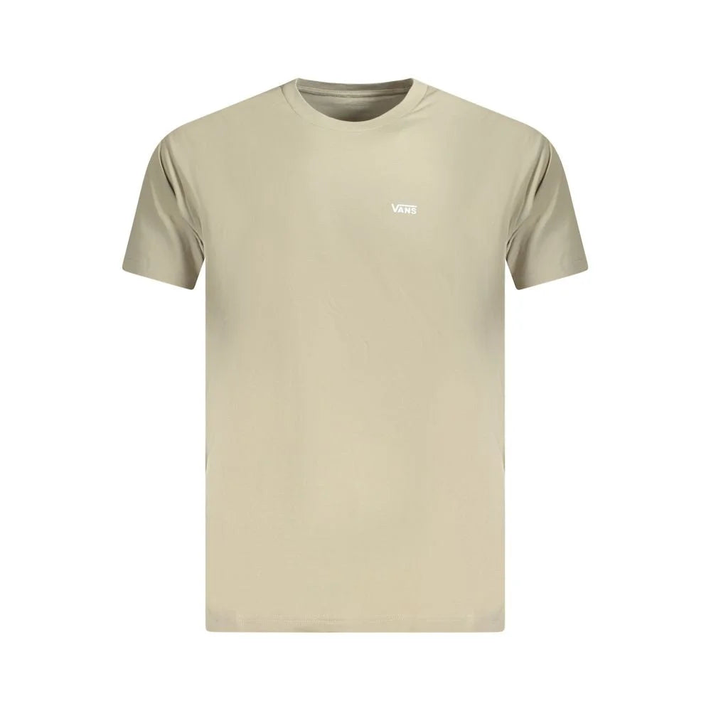 Vans Beige Cotton Men T-Shirt - S
