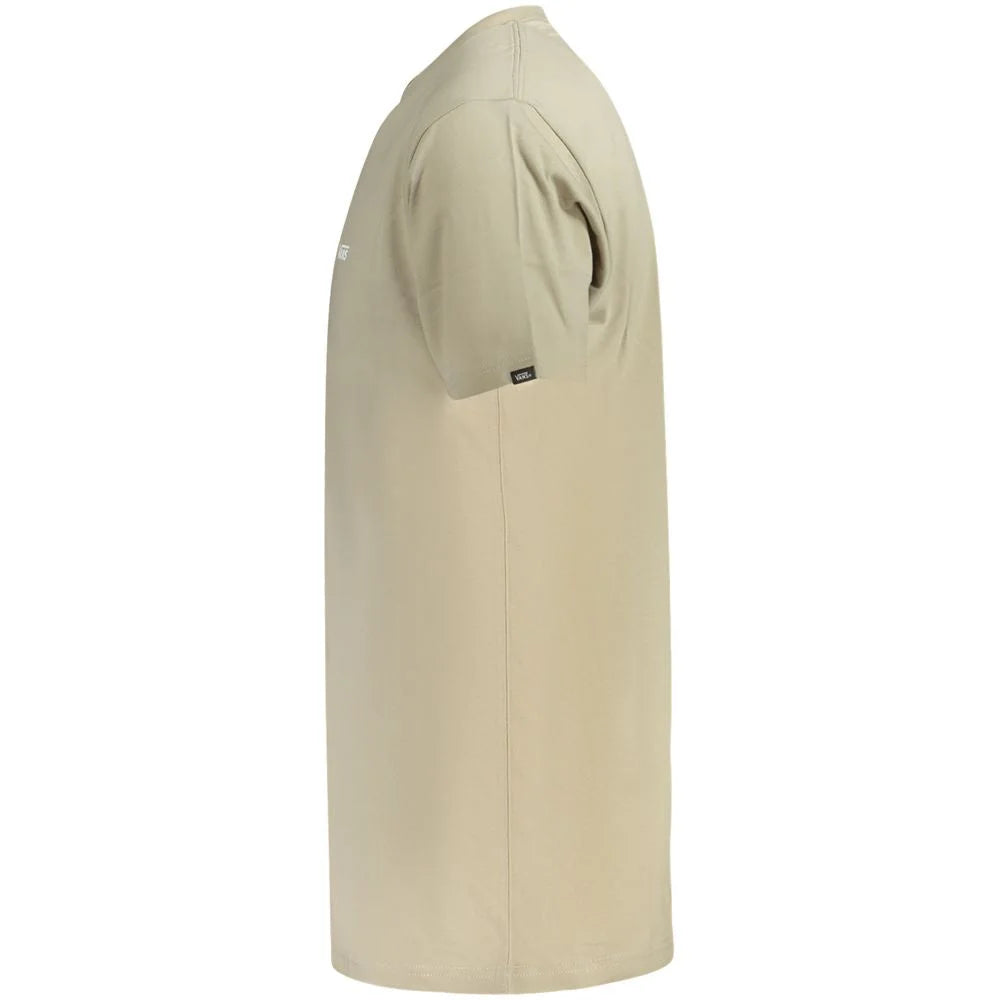 Vans Beige Cotton Men T-Shirt - S