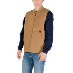 Vans Beige Cotton Sleveless Jacket