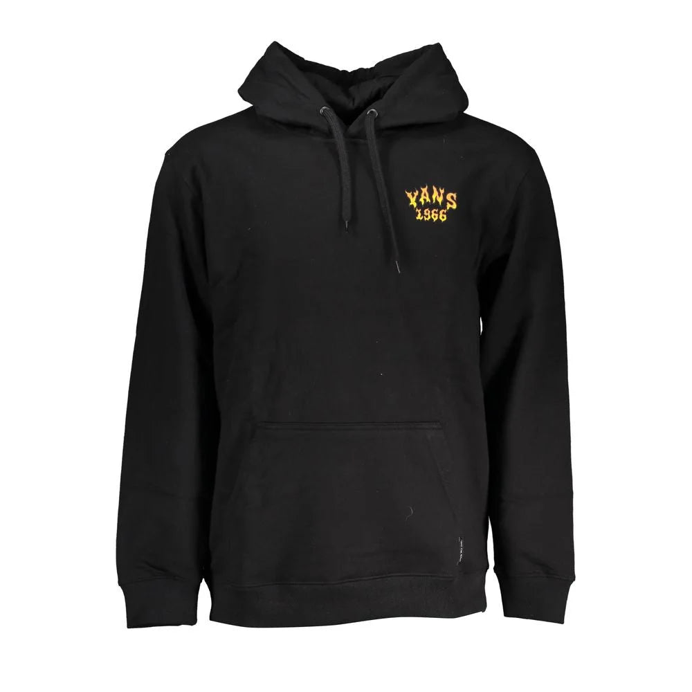 Vans Black Cotton Men Sweater with Hood - Hoodies