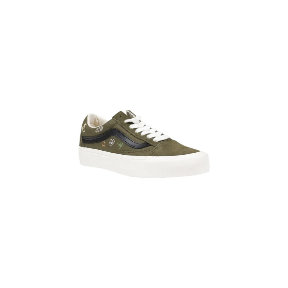 Vans Green Leather Sneaker - Sneakers