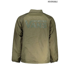 Vans Green Nylon Men Jacket - Rain Coats