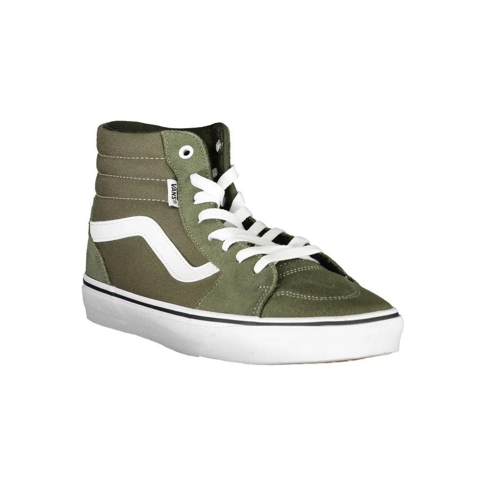 Vans Green Polyester Sneaker - Athletic Shoes