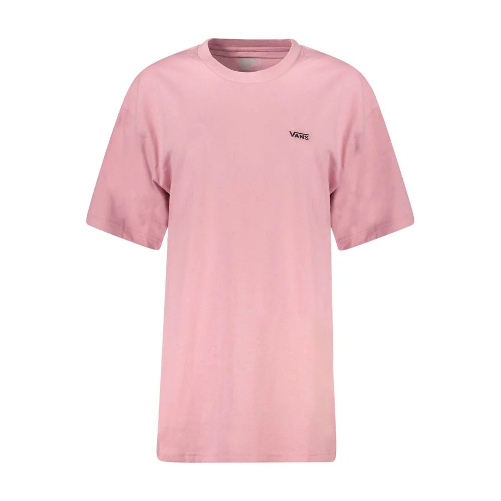 Vans Pink Cotton Women T-Shirt