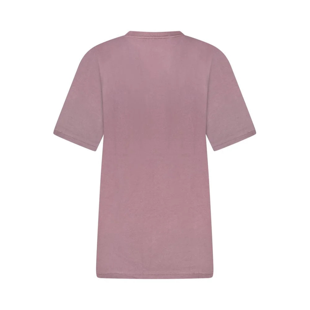 Vans Purple Cotton Women T-Shirt