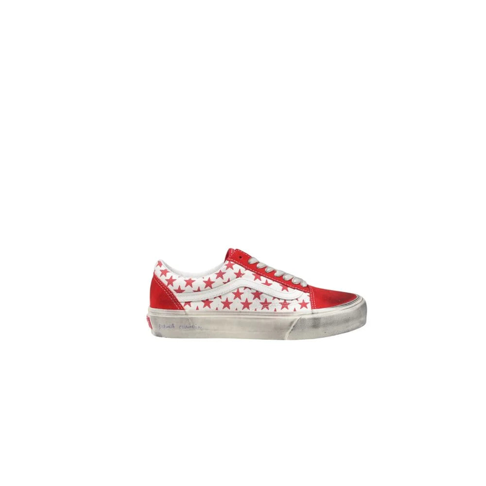 Vans Red Suede Leather Sneaker - EU36/US6 - Sneakers