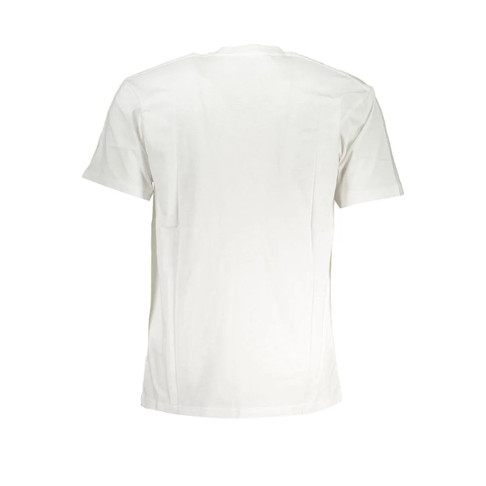 Vans White Cotton Men T-Shirt - XS