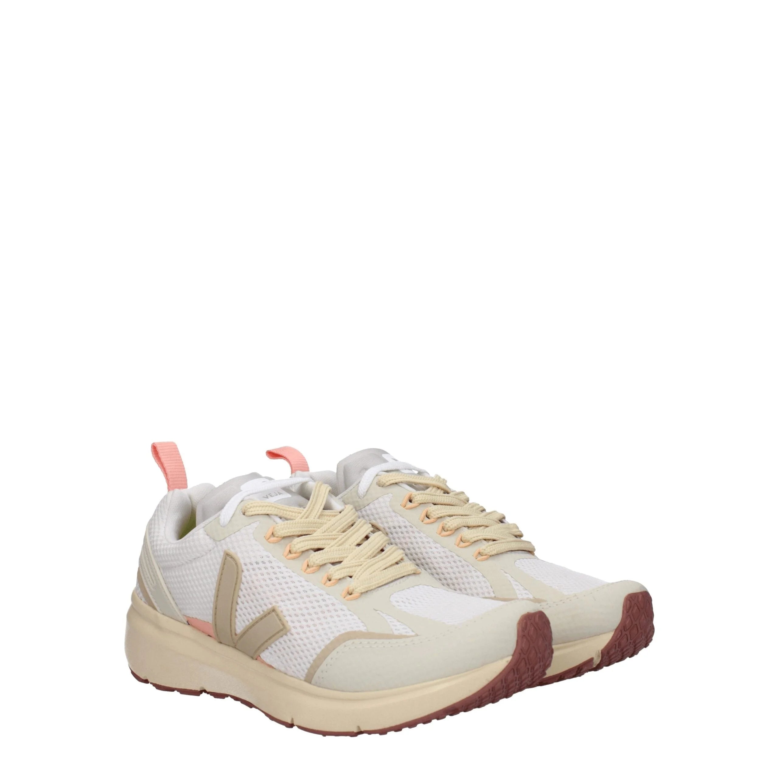 Veja Beige Fabric Athletic Sneakers - EU36/US6