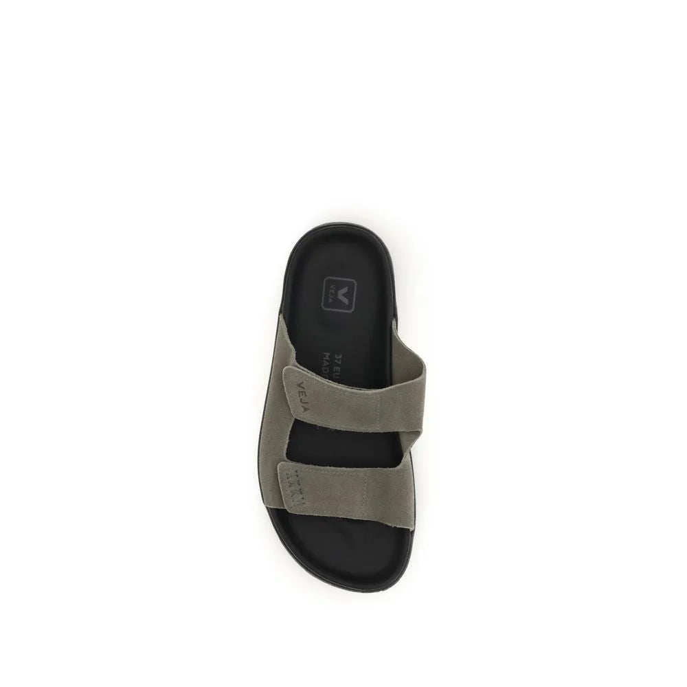 Veja Bicolor Calf Leather Bos Taurus Flat Sandals