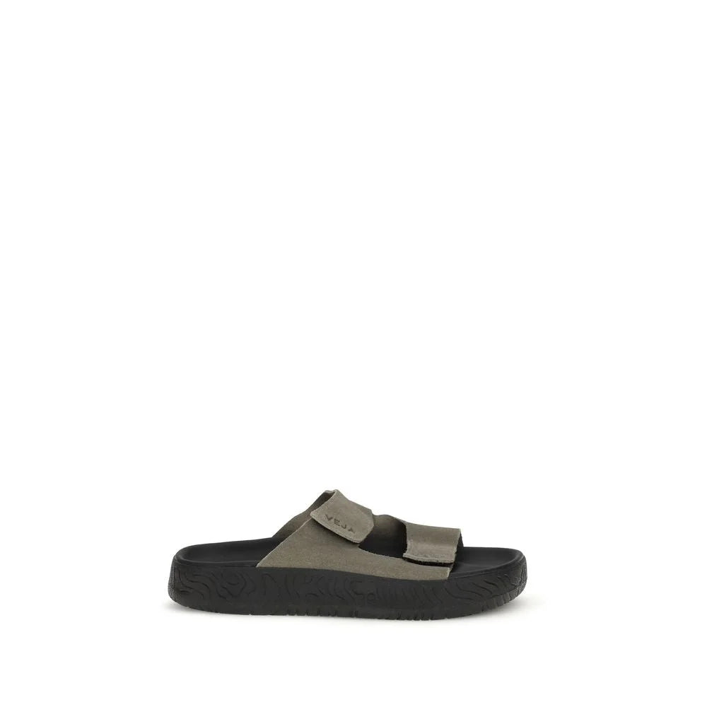 Veja Bicolor Calf Leather Bos Taurus Flat Sandals