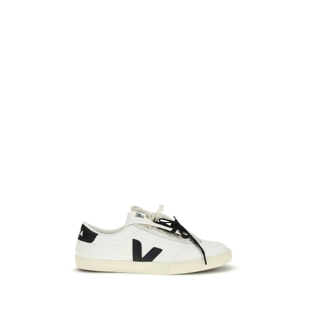 Veja White Calf Leather Bos Taurus Athletic Sneakers - EU44/US11