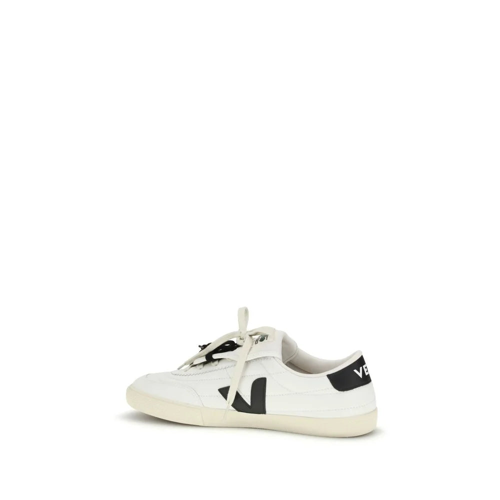 Veja White Calf Leather Bos Taurus Athletic Sneakers - EU44/US11