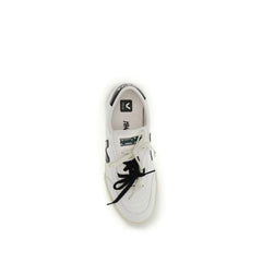 Veja White Calf Leather Bos Taurus Athletic Sneakers - EU44/US11