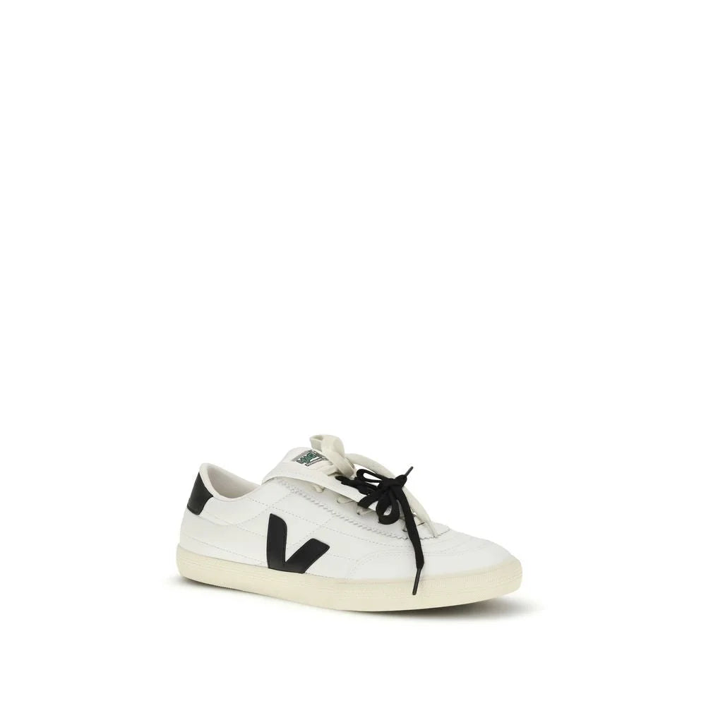 Veja White Calf Leather Bos Taurus Athletic Sneakers - EU44/US11