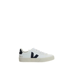 Veja White Calf Leather Bos Taurus Low Top Sneakers