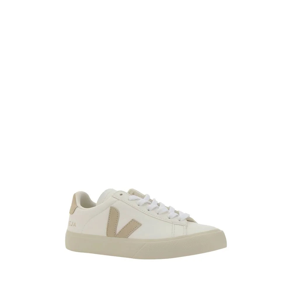 Veja White Calf Leather Bos Taurus Sneakers