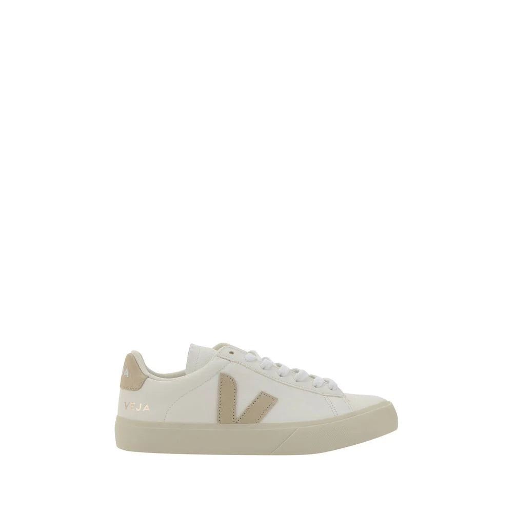 Veja White Calf Leather Bos Taurus Sneakers