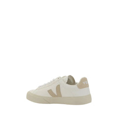 Veja White Calf Leather Bos Taurus Sneakers