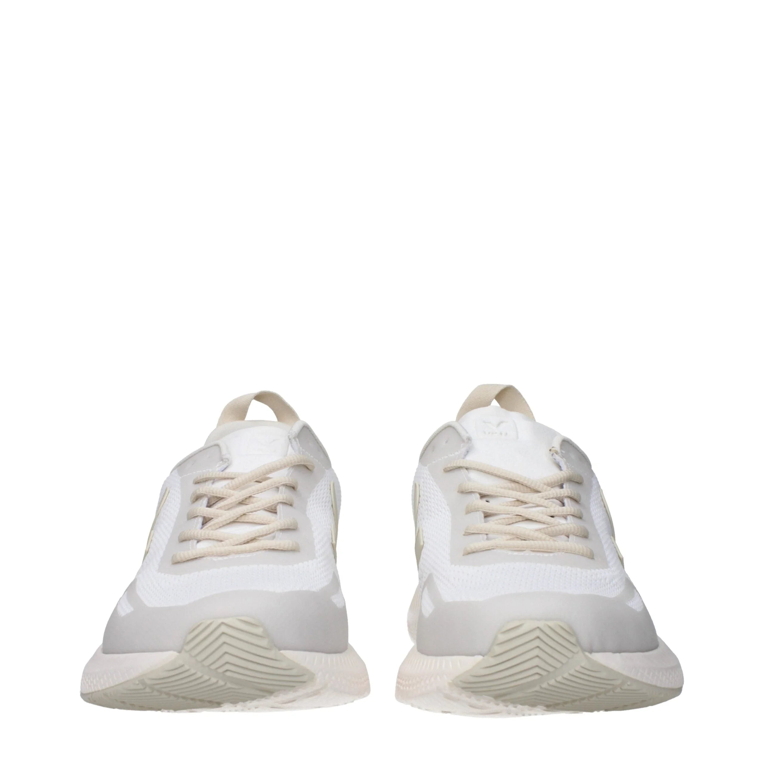 Veja White Fabric Athletic Sneakers