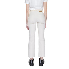 Vero Moda Beige Cotton Bootcut Jean - XL/32