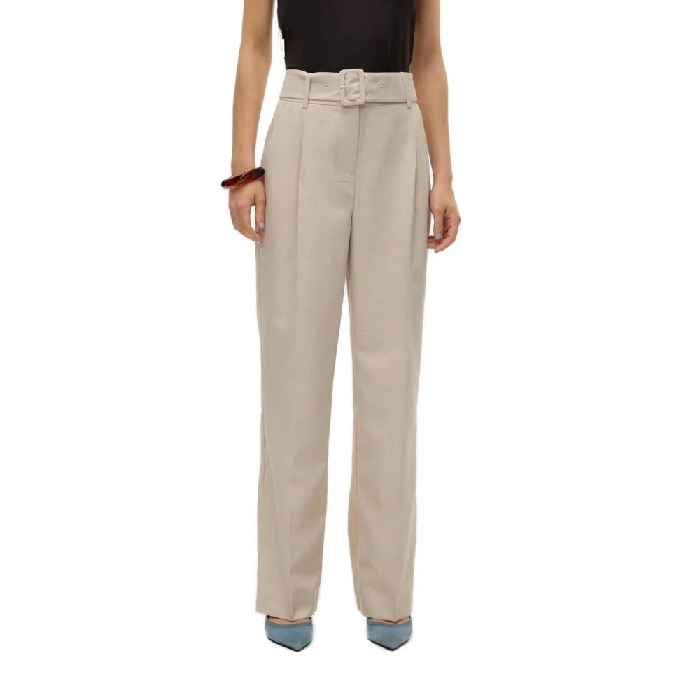 Vero Moda Gray Polyester Pant - 38/34 (W42)