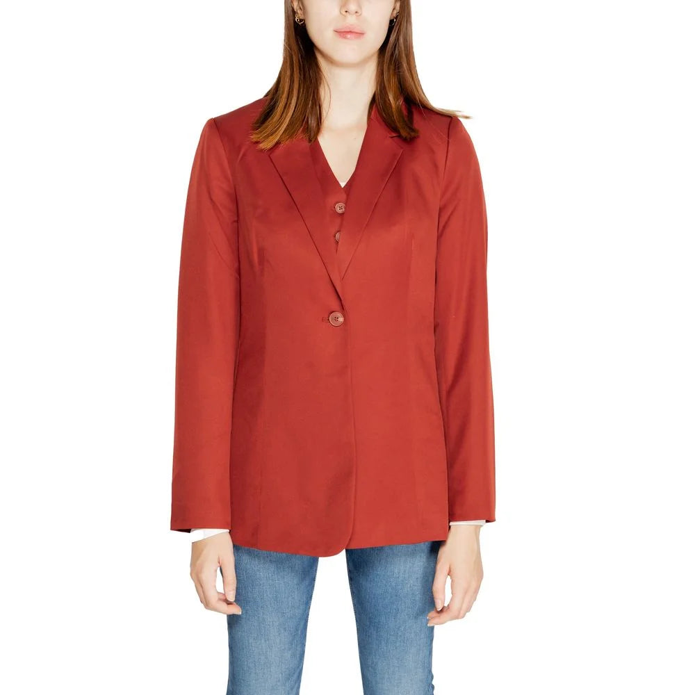 Vero Moda Red Polyester Blazer - IT38|XS