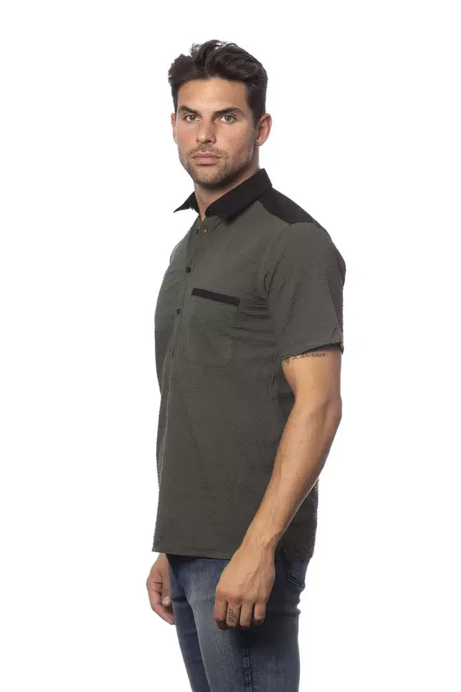 Verri Army Cotton Men Shirt - M - Shirts
