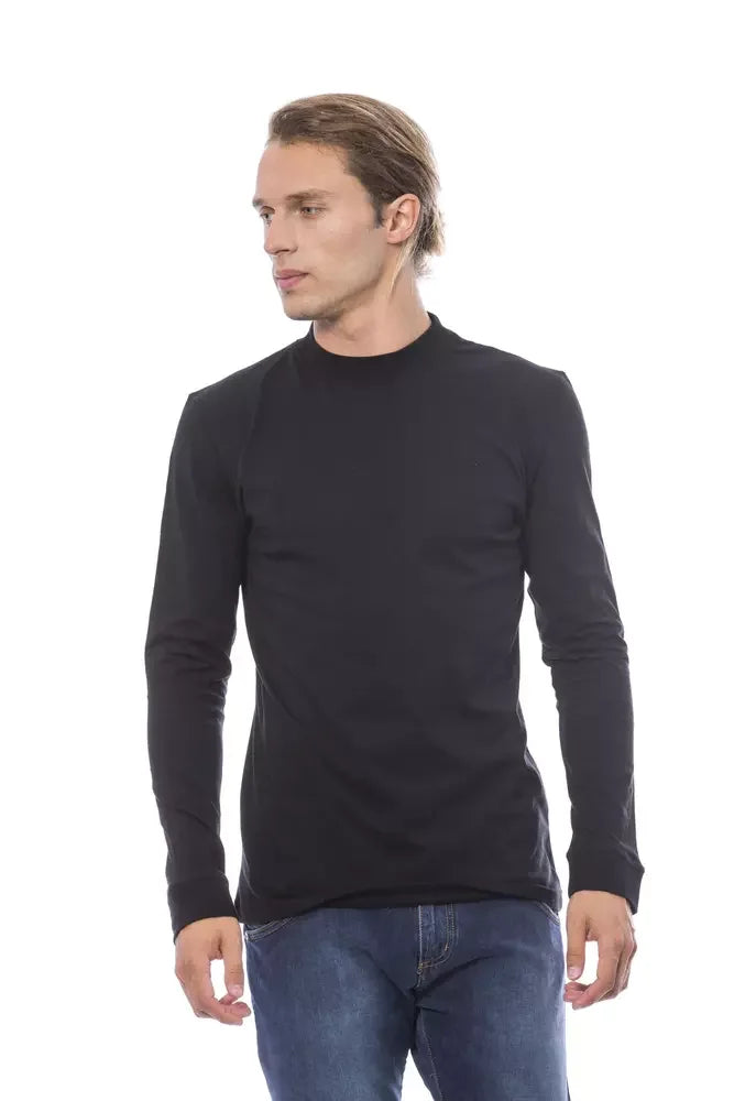Verri Black Cotton Men’s Sweater - Sweaters