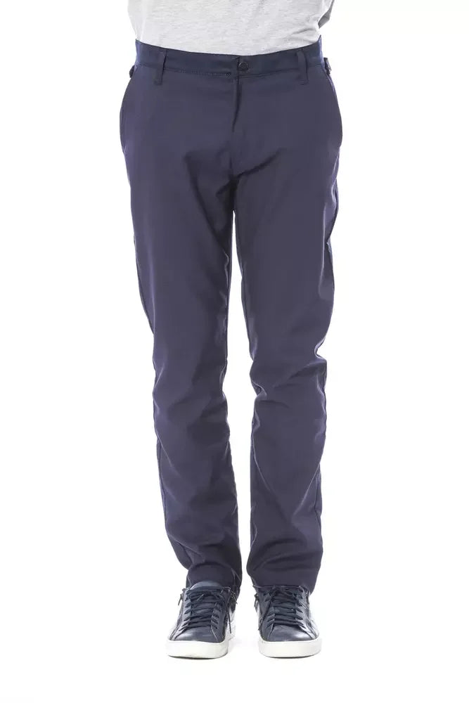Verri Blue Polyester Men Pant - Trousers