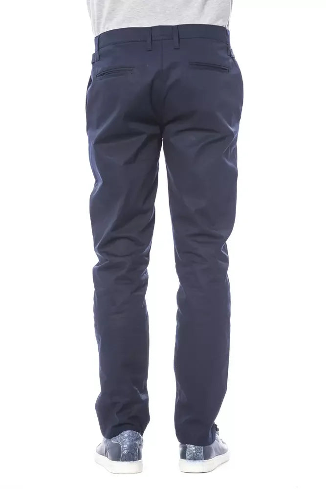Verri Blue Polyester Men Pant - Trousers