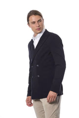 Verri Blue Viscose Men Blazer - Sport Jackets