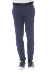 Verri Blue Viscose Men Pant - XXL - Trousers