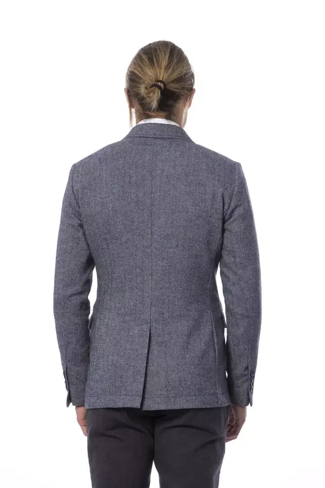 Verri Elegant Blue Single Breasted Blazer - IT50 | L - Sport Jackets