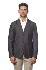 Verri Gray Cotton Men’s Blazer - Sport Jackets