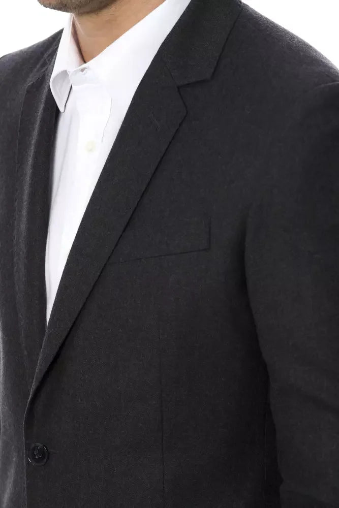 Verri Gray Wool Men’s Blazer - Sport Jackets