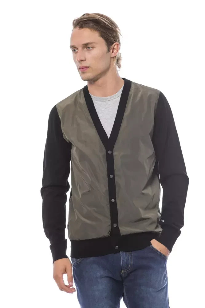 Verri Multicolor Wool Men Cardigan - Cardigans