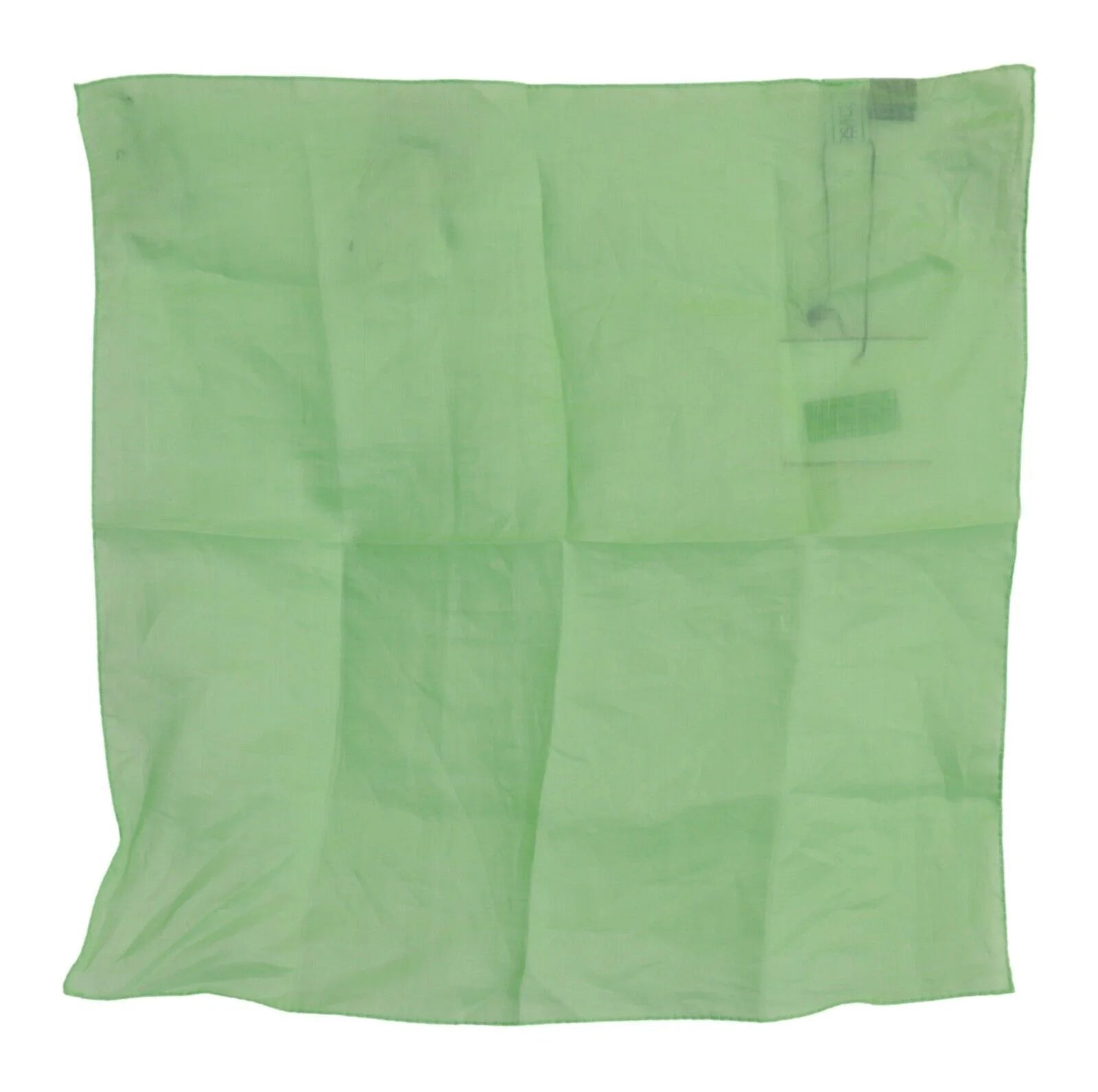 Versace Apple Green Linen Square Foulard Head Wrap Scarf - Scarves & Shawls