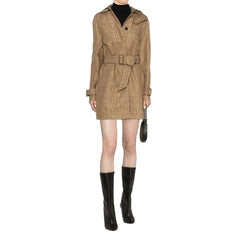 Versace Beige Cotton Coat - 40