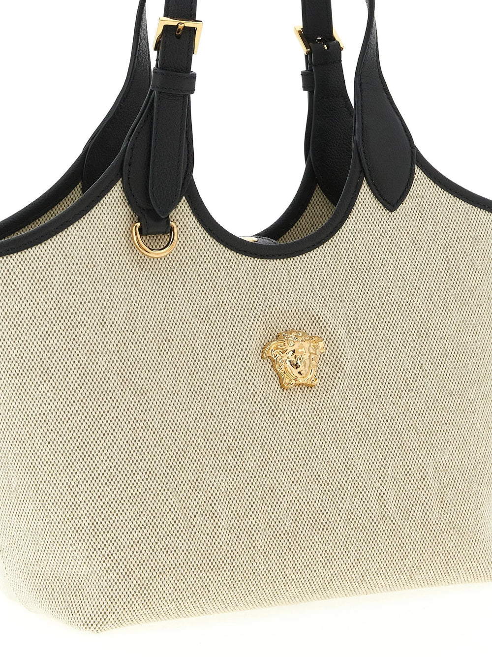 Versace Beige Cotton Tote Bag